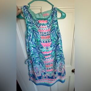 Lilly Pulitzer Donna Romper Feel the Beat print